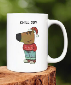 Chill Guy Christmas Mug 20241