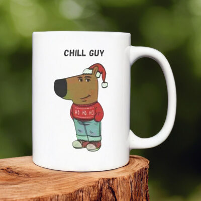 Chill Guy Christmas Mug 20241