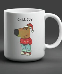 Chill Guy Christmas Mug 20242