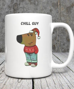 Chill Guy Christmas Mug 20243