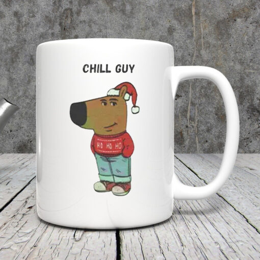 Chill Guy Christmas Mug 20243