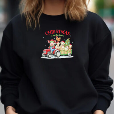 Christmas On The Farm 2024 Sweatshirt , Hoodie , T-shirt , Long Sleeve T-shirt1