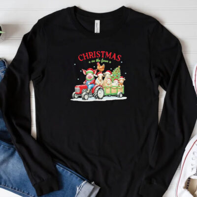 Christmas On The Farm 2024 Sweatshirt , Hoodie , T-shirt , Long Sleeve T-shirt3