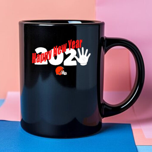 Cleveland Browns Happy New Year 2025 Mug