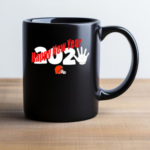 Cleveland Browns Happy New Year 2025 Mug2