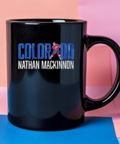 Colorado Avalanche Nathan MacKinnon Letter Star Mug 20241