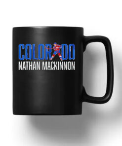 Colorado Avalanche Nathan MacKinnon Letter Star Mug 20241