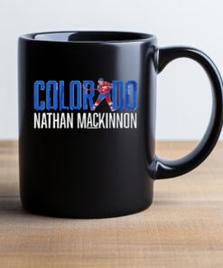 Colorado Avalanche Nathan MacKinnon Letter Star Mug 20242