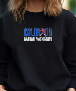 Colorado Avalanche Nathan MacKinnon Letter Star T-Shirt 20241