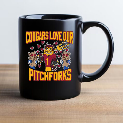 Cougars Love Our Pitchforks Mug 20242