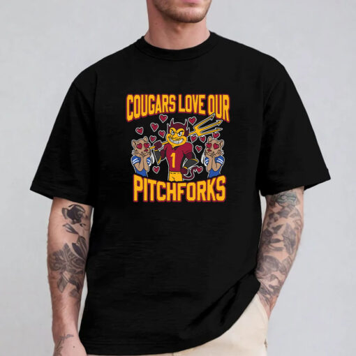 Cougars Love Our Pitchforks T-Shirt 2024