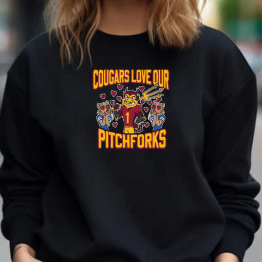 Cougars Love Our Pitchforks T-Shirt 20241