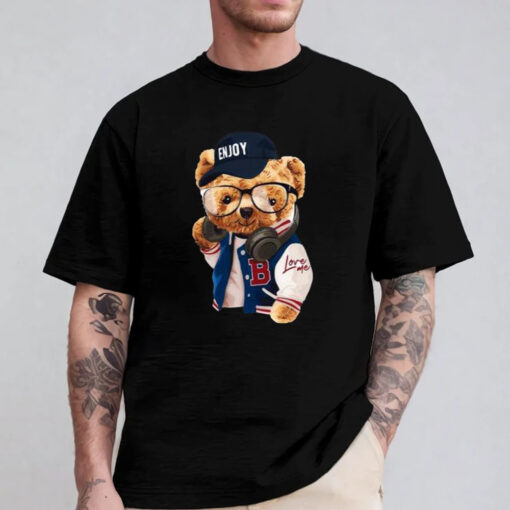 Cute Bear Printed Sweatshirt , Hoodie , T-shirt , Long Sleeve T-shirt