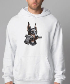 Doberman Pinscher with Gun Sweatshirt , T-shirt , Hoodie , Long Sleeve T-shirt2Doberman Pinscher with Gun Sweatshirt , T-shirt , Hoodie , Long Sleeve T-shirt2