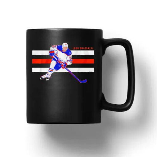 Edmonton Oilers Leon Draisaitl Superstar Stripe Mug 20241