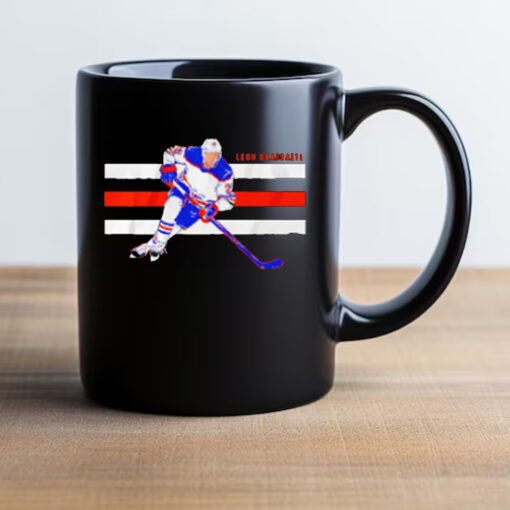 Edmonton Oilers Leon Draisaitl Superstar Stripe Mug 20242