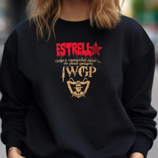 Estrella Octavo Campeon Mundial De Peso Pesado IWGP T-Shirt 20241