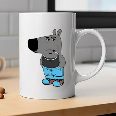 Funny Chill Guy Smoking Mug 2024