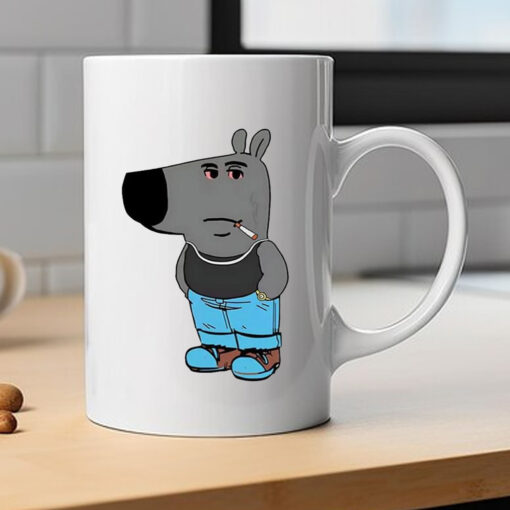 Funny Chill Guy Smoking Mug 2024