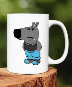 Funny Chill Guy Smoking Mug 20241