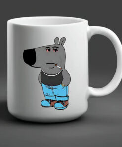 Funny Chill Guy Smoking Mug 20242