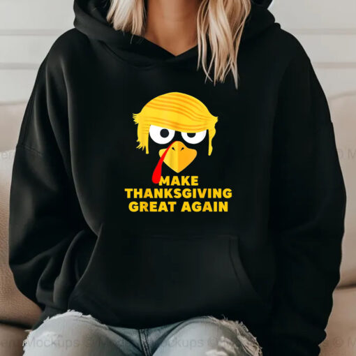 Funny Trump Turkey Autumn Fall Make Thanksgiving Great Again T-Shirt 20242