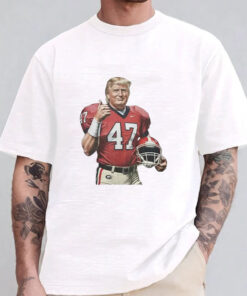 GA Bulldogs Donald Trump Football T-Shirt1