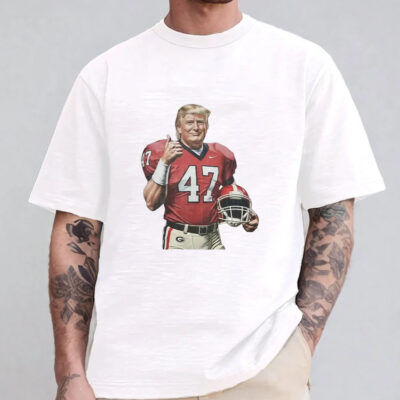 GA Bulldogs Donald Trump Football T-Shirt1