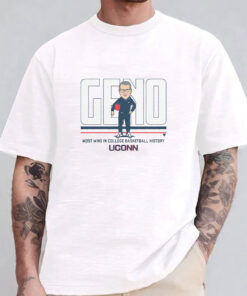 Geno Auriemma Wins Record T-Shirt 20241