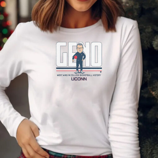 Geno Auriemma Wins Record T-Shirt 20242