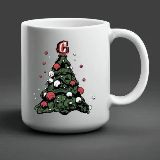 Graffiti Christmas Tree Santa Mug 20242