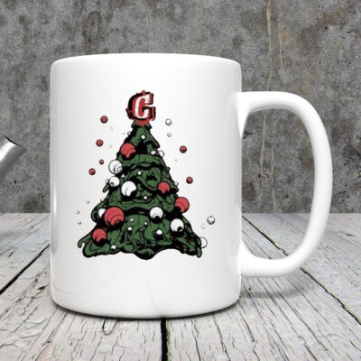 Graffiti Christmas Tree Santa Mug 20243