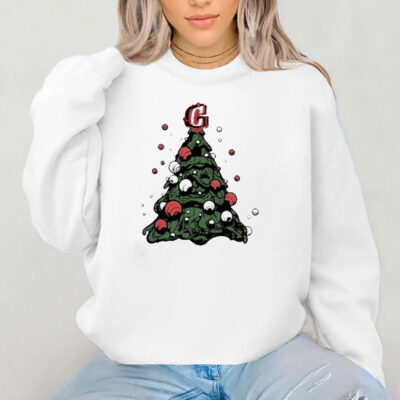 Graffiti Christmas Tree Santa T-Shirt 2024