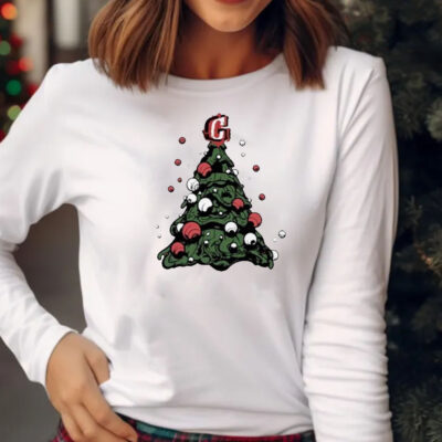 Graffiti Christmas Tree Santa T-Shirt 20242