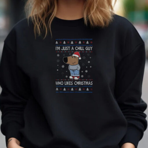 I’m Just A Chill Guy Who Likes Christmas T-Shirt 20241