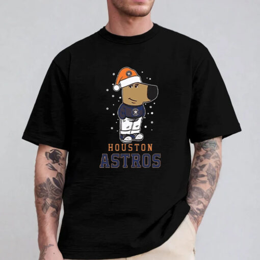 Just A Chill Guy Chill With Astros Christmas T-Shirt 2024