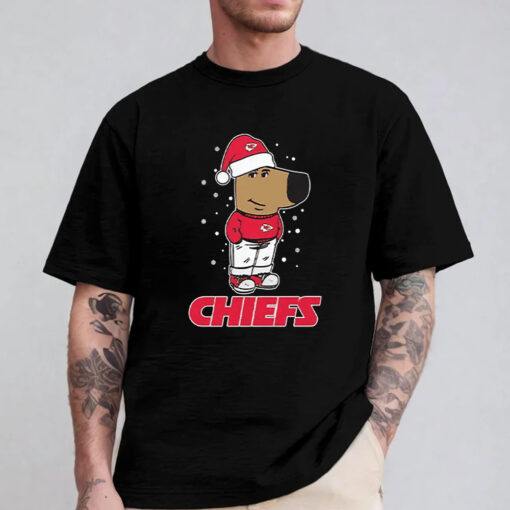 Just A Chill Guy Chill With Chiefs Christmas T-Shirt 2024