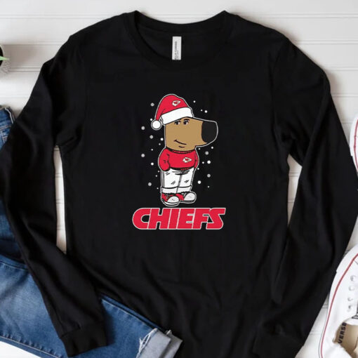 Just A Chill Guy Chill With Chiefs Christmas T-Shirt 20243