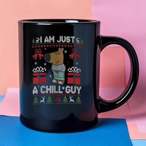 Just A Chill Guy Christmas Mug 2024Just A Chill Guy Christmas Mug 2024