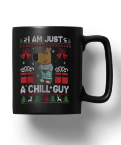 Just A Chill Guy Christmas Mug 20241