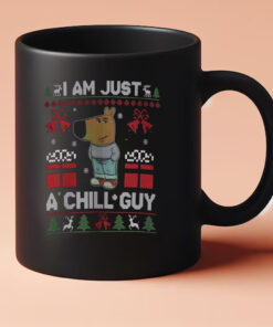 Just A Chill Guy Christmas Mug 20243