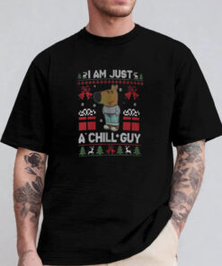 Just A Chill Guy Christmas T-Shirt 2024