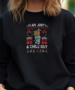 Just A Chill Guy Christmas T-Shirt 20241