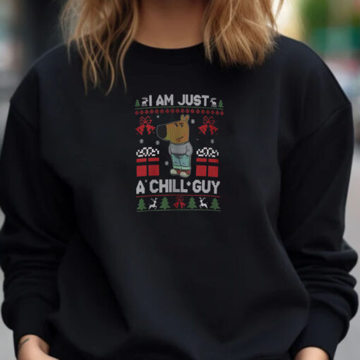 Just A Chill Guy Christmas T-Shirt 20241