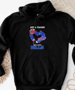 Just a teacher who loves Buffalo Bills T-Shirt 20242