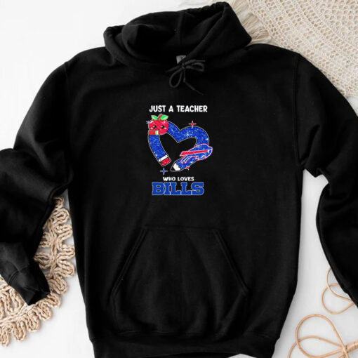 Just a teacher who loves Buffalo Bills T-Shirt 20242