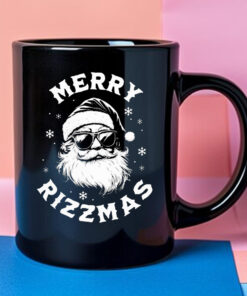 Merry Rizzmas Funny Christmas Santa Claus Mug 2024