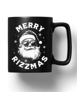 Merry Rizzmas Funny Christmas Santa Claus Mug 20241