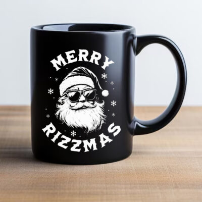 Merry Rizzmas Funny Christmas Santa Claus Mug 20242