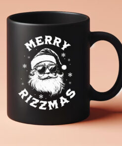 Merry Rizzmas Funny Christmas Santa Claus Mug 20243